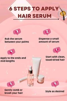 Healthy Hair Tips, Hair Serum, Hair Tips, Hair Hacks, Healthy Hair, How To Apply, Make It Yourself, Hair