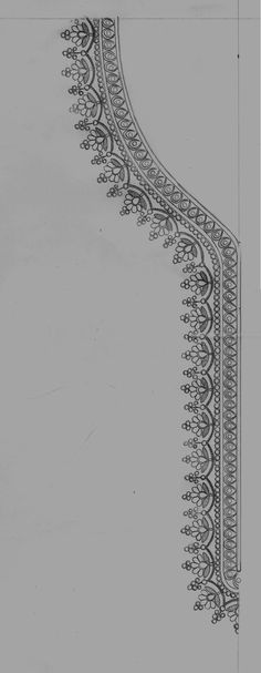 a drawing of an intricate design on the side of a wall