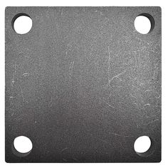 a metal plate with holes in the middle