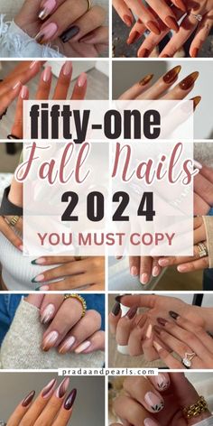 Simple Fall Inspired Nails, Fall 24 Nail Trends, Nail Fall Colors 2024, October Nail Designs 2024, October 2024 Nail Trends, Nails For October 2024, New Trending Nails 2024 Fall, Nail Color Trends Fall 2024