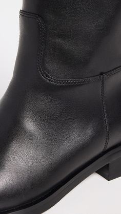 Upper: CowhideLining: LeatherNo closure, pull-on designRound toeRubber soleImported, ChinaThis item cannot be gift-boxedStyle #BLKSU30061 Black Riding Boots, Black Suede, Riding Boots, Black Boots, Black Shoes, New Arrivals, Shoe Boots, Luxury Fashion, Boots