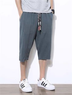 Description Product ID: MBT2031353 Material: Cotton, Linen Pattern: Solid Season: Summer Style: Casual Occasion: Daily, Holiday, Sports Package included: 1 * Pants Size Chart(Asian Size): Please allow 1-3 cm measured error. Size Length Waist Hip M 68cm | 26.8 in 56cm - 58cm | 22.0'' - 22.8 in 110cm | 43.3 in L 69cm | 27.2 in 60cm - 62cm | 23.6'' - 24.4 in 114cm | 44.9 in XL 70cm | 27.6 in 64cm - 66cm | 25.2'' - 26.0 in 118cm | 46.5 in XXL 72cm | 28.3 in 68cm - 72cm | 26.8'' - 28.3 in 122cm | 48.0 in 3XL 73cm | 28.7 in 74cm - 76cm | 29.1'' - 29.9 in 126cm | 49.6 in 4XL 74cm | 29.1 in 78cm - 80cm | 30.7'' - 31.5 in 130cm | 51.2 in 5XL 75cm | 29.5 in 82cm - 84cm | 32.3'' - 33.1 in 134cm | 52.8 in Casual Knee-length Pants With Pockets, Casual Solid Knee-length Pants, Casual Knee-length Pants, Casual Baggy Knee-length Pants, Casual Knee-length Cargo Pants, Baggy Knee-length Summer Pants, Casual Red Harem Pants With Relaxed Fit, Red Casual Relaxed Fit Harem Pants, Casual Red Pants For Leisure