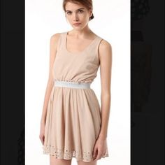 Urban Outfitters Lucca Couture Dress Size Medium Flirty Chiffon Crepe Dress As Seen On Celebrity The Bachelorette Ali F. Beautiful Silver Glitter Elastic Band 100% Polyester This Item Is In Excellent Condition. You Might Mistake It For Brand New! ** Stock Photos / Celebrity Not Mine Spring Party Beige Chiffon Dress, Sheer Sleeveless Chiffon Dress For Summer, Casual Sleeveless Chiffon Party Dress, Sheer Sleeveless Sundress, Elegant Sleeveless Sheer Mini Dress, Beige Sleeveless Chiffon Dress, Sheer Sleeveless Feminine Mini Dress, Feminine Sleeveless Sheer Mini Dress, Casual Sheer Sleeveless Dress