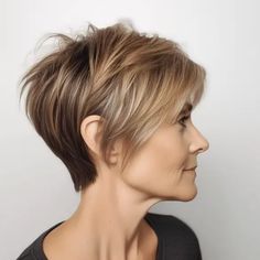 Soft Pixie with Long Top Layers Graduated Bob, Longer Pixie Haircut, Haircut 2024, Elizabeth Debicki, Haircuts For Women Over 50, Hairstyles And Haircuts, Coloured Hair, Pixie Haircut For Thick Hair, Bob Haircut For Fine Hair