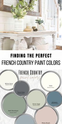 the french country paint colors in different shades