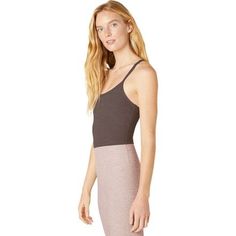 We love wearing the Spacedye Slim Racerback Cropped Tank when stepping onto the mat for yoga class or pulling on holds at the climbing gym. Its slim racerback design lets our shoulders move freely, and the built-in shelf bra keeps us supported while offering a flattering silhouette. Since it boasts a minimalist design with performance-quality material, this top gracefully flows wherever the day takes us. Casual Supportive Racerback Activewear, Casual Activewear With Built-in Bra For Pilates, Casual Light Support Sports Bra For Yoga, Casual Yoga Tank Top With Built-in Bra, Casual Sports Bra For Yoga, Fitted Casual Sports Bra For Pilates, Casual Fitted Sports Bra For Pilates, Fitted Sports Bra For Pilates, Athleisure Activewear With Tank Straps For Yoga