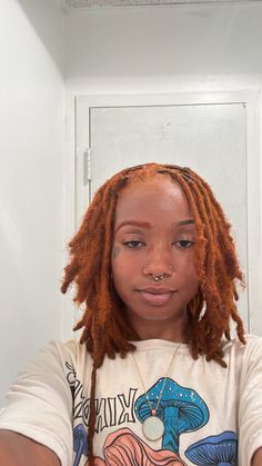 Ginger Locs, Loc Goals, African Natural Hairstyles, Dreadlock Styles, Dyed Hair Inspiration, Dreadlock Hairstyles