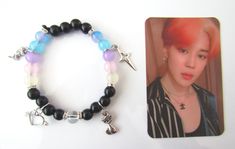 BTS charm beaded bracelet - Jimin Inspired Only 1 available! Stretchy bracelets - Handmade by me! Subtle Kpop merch - Perfect for ARMY :) This item is already made and will be personally wrapped and shipped! Thank you for shopping at Trinketsbyvianey! <3 Charm Beaded Bracelet, Kpop Merch, Bead Charm Bracelet, Stretchy Bracelets, Charm Bracelets, Bts Jimin, Handmade Bracelets, K Pop, Beaded Bracelet