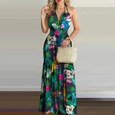 Women Tropical Print Halter Backless Maxi Dress Sexy Sleeveless Beach Dress 
 

 

 

 

 Features:

    Fashion design,100% Brand New,high quality! 

Season:Summer

 

Gender: Women

 

Occasion:Casual

 

Material:Polyester 

 

Pattern Type:Print

 

Thickness:Standard

 

Package include:1 PC Women Dress

 

 


	Please compare the detail sizes with yours before you buy!!!

	Colors may be slightly different depending on computer and monitor settings

	Please allow 1-3cm differs due to manual Tropical Halter Neck Dress For Beach Season, Tropical Halter Dress For Beach Season, Strapless Halter Dress For Beach Season, Strapless Halter Dress For Beach Vacation, Strapless Halter Dress For Beach, Tropical Backless Summer Dress, Sleeveless Halter Dress For Vacation Beachwear, Sleeveless Halter Beachwear Dress For Vacation, Tropical Strapless Beach Dress