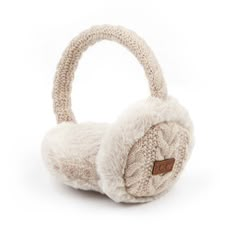 ?HeTreat yourself to stylish warmth with our newest colors in these favorite CC Cable Knit Earmuffs! Featuring Authentic C.C. Branding and quality, these earmuffs boast a cozy sherpa lining and adjustable fit, so you can keep warm. The adjustable band slides and will fit kids and adults alike. Especially when you remember that kids get 85% of their full head growth by the age of 5. Stylish and great for gifts, these earmuffs are sure to keep your ears toasty and comfortable! PRODUCT FEATURES: Au