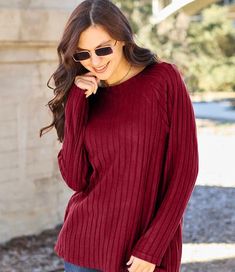 Simple, sleek, and effortlessly stylish ✨ This ribbed knit top is your go-to for layering or wearing solo. How would you style this basic bae? 🤍 #EssentialStyle

#BasicBae #RibbedKnitTop #EffortlessChic #WardrobeStaple #LayeredLook #CasualStyle #CozyAndClassy #EverydayFashion #TrendyBasics #StyleInspo Long Sleeve Knit Top, Baywatch, Maxi Dress Cocktail, Ribbed Knit Top, Maxi Dress Formal, Long Sleeve Knit Tops, Round Neck Tops, Formal Evening Dresses, Basic Style