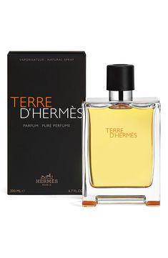 What it is: A fragrance with the warmth and density of wood combined with the softness of benzoin and the sparkle of shiso.Fragrance story: Terre d’Hermès narrates the relationship between man and earth, his humble and harmonious dialogue with the elements and nature. Terre d’Hermès is the perfume that connects man to his origins, to the source of his creative power.Made in France Hermes Perfume, The Perfume, Aftershave, Perfume Spray, Perfume Collection, Paco Rabanne, Mens Fragrance, The Source, Maquillaje De Ojos