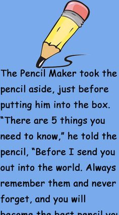 The Pencil Story, Parable Of The Pencil, Feminist Jokes, English Moral Stories, Inspirational Life Lessons, Christian Stories