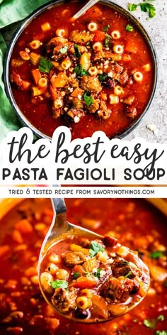 the best easy pasta fagioi soup recipe