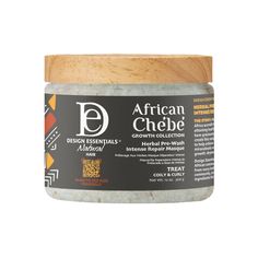 Design Essentials Chebe Herbal Pre-Wash Intense Repair Hair Masque - 12oz Chebe Powder, Thicker Stronger Hair, Moisturizing Hair Mask, Amazon Hair, Strengthening Hair, Wow Hair Products, Redken Hair Products, How To Grow Your Hair Faster, Hair Growing Tips