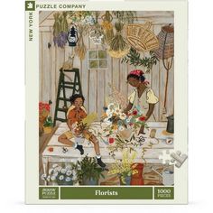 the puzzle company florists 500 piece jigsaw puzzle