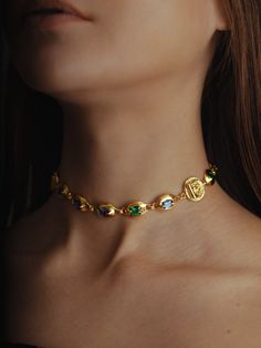 Carnelian Choker, Trend Jewelry, Statement Jewelry Outfit, Modern Gold Jewelry, Gold Bodies, Stylish Bracelet, Gold Choker, Chic Jewelry, Jewelry Lookbook