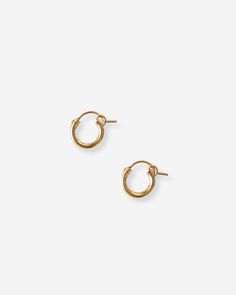 The most classic mini hoops! Composed entirely with 14K gold fill, making these the perfect earring for 24/7 wear with no tarnishing. Hypoallergenic - nickel and lead free. Hair Gift, Classic Mini, Ring Bracelet, Jewelry Care, Gold Filled, Personalized Gifts, Gold