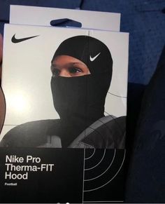 Nike Pro Hyperwarm Balaclava Hood – Stay Warm, Dry, and Focused Don’t let the cold slow you down. The Nike Pro Hyperwarm Balaclava Hood delivers warmth, comfort, and versatility, making it perfect for chilly practices and games. Key Features: Hyperwarm Fabric: Keeps you warm, dry, and protected in icy conditions. Versatile Design: Form-fitting hood can be worn alone or under helmets and converts to a neck gaiter. Flat Seam Construction: Provides a smooth, irritation-free fit. Premium Material: M Black And Blue Ski Mask, Nike Shiesty Mask, Prada Mask, Hip Hop Culture Photography, Nike Ski Mask, Nike Mask, Ski Masks, Ninja Mask, Culture Photography