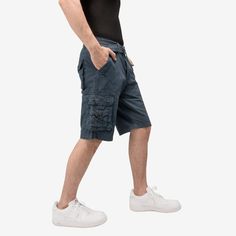 These Classic Cargo Shorts From X Ray Are Constructed With High Quality And Durable Materials For Long-Lasting Comfort And Breathability. Their Versatile Style Makes Them Great For Indoor And Outdoor Activities. Blue Bottoms With Built-in Shorts For Outdoor, Navy Outdoor Bottoms With Pockets, Navy Bottoms With Pockets For Outdoor, Blue Cargo Pocket Shorts, Casual Bermuda Bottoms With Pockets, Blue Cotton Pants With Built-in Shorts, Casual Knee-length Bottoms With Multiple Pockets, Casual Knee-length Bottoms With Pockets, Knee-length Cotton Bottoms With Pockets