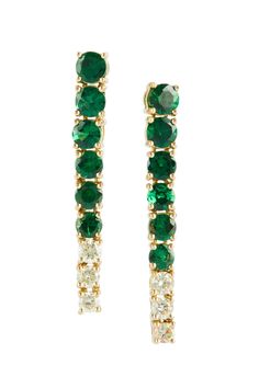 Tsavorite & Canary Diamond Dream Links Earrings – YI COLLECTION Canary Yellow Diamonds, Black Diamond Earrings Studs, Canary Diamond, Black Diamond Studs, Aquamarine Earrings, Link Earrings, Canary Yellow, Diamond Chain, Topaz Earrings