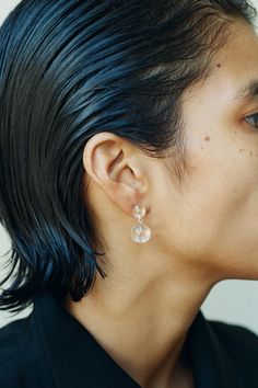 Everyday Boule Earrings In Quartz | Sophie Buhai Sophie Buhai Earrings, Sophie Buhai Jewelry, Fashion Details Unique, Beauty Campaign, Cassian Andor, Pearl Drop Necklace, Earrings Aesthetic, Sophie Buhai, Effortless Hairstyles