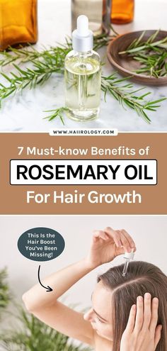 Want stronger, healthier hair? Rosemary oil is the answer! In this post, I reveal 7 powerful benefits of rosemary oil, including its ability to promote hair growth and strengthen strands. Whether you’re looking to prevent hair thinning or improve scalp health, rosemary oil is a natural solution that works wonders. Plus, I’ll guide you through the best ways to use rosemary oil for maximum results. Visit the blog for all the rosemary oil usage tips for healthy hair! Rosemary Oil Benefits, Benefits Of Rosemary Oil, Oil Benefits For Hair, Hair Rosemary, Benefits Of Rosemary, Tips For Healthy Hair, Rosemary Hair Growth