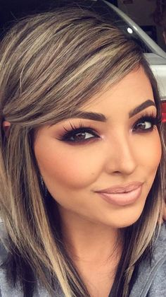 Dark Hair Color Ideas With Highlights Balayage, Blonde And Dark Hair Color Ideas, Hair Color Ideas For Brunettes For Summer Shoulder Length, Cool Ash Highlights, Best Hair Color To Hide Grey Hair, Ash Highlights, Fall Hair Color Trends, Frontal Hairstyles, Ombré Hair