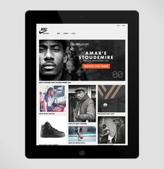 a tablet with an image of a man's shoes on the front and side