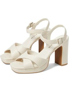 Women's Calvin Klein Tegin | Zappos.com Elegant Open Toe Heels With Crisscross Straps, Chic Sandals With Crisscross Straps And Open Toe, Elegant Summer Heels With Crisscross Straps, Chic Cross Strap Sandals With Removable Insole, Chic Sandals With Crisscross Ankle Straps, Chic Sandals With Cross Strap And Removable Insole, Chic Sandals With Crisscross Straps, Chic Cross Strap Heels For Spring, Spring Sandals With Crisscross Straps And Open Heel