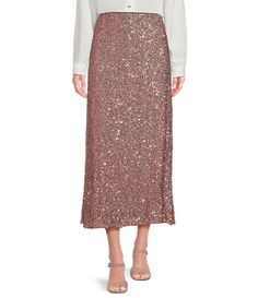 From Never Fully Dressed&#x2C; this skirt features:Sequin fabricationLinedElastic waistbandPull-on constructionApprox. 37.7" lengthPolyester/elastane/polyethyleneDry cleanImported. Formal Long Sequined Skirt, Sequin Maxi Skirt, Maxi Sequin Skirt, Never Fully Dressed, Sequin Maxi, Dillard's, Maxi Skirt, Sequin, Skirt