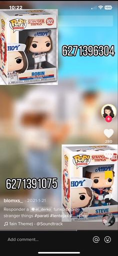 two different pop vinyls are on the same page, and one is for sale