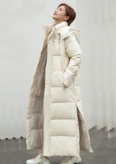 Thick down parka women with hood down jacket winterr coat - Omychic Down Parka Women, Outwear Fashion, Parka Women, Womens Jackets Casual, Parka Style, Long Parka, Cotton Coat, Down Parka, Winter Jackets Women