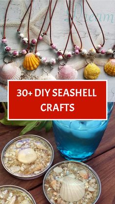 30+ DIY Seashell Crafts Seashell Projects Diy Beach Crafts, Beach Crafts For Adults, Things To Do With Sea Shells, Diy Seashell Crafts, Seashell Coasters, Seashell Ideas, Beachy Crafts, Beach Crafts Diy, Beachy Stuff