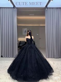 Ball Gown Sweet 16, Black Wedding Gowns, Sweet 16 Dress, Dress Quinceanera, Black Ball Gown, Sparkle Wedding Dress, Gowns Dresses Elegant, 16 Dress