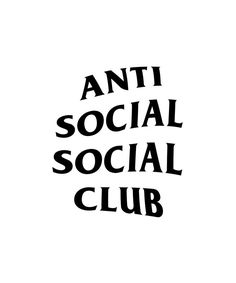 the anti social social club logo