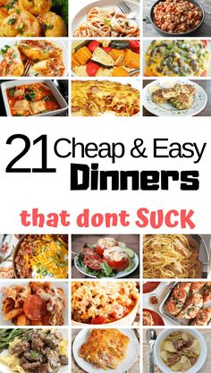 Cheap Meal Plans, Cheap Family Meals, Easy Cheap Dinners, Cheap Recipes, Cheap Easy Meals, Cheap Healthy, Inexpensive Meals, Cheap Healthy Meals, Cheap Dinner Recipes