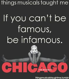 an advertisement for the chicago musical company