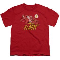 The Flash, Graphic Tee Shirts, Workout Shorts, Dc Comics, Kids Tshirts, Hoodies Men, Flash, Crew Neck Sweatshirt, Long Sleeve Shirts