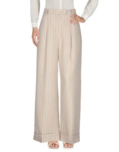 plain weave, no appliqués, stripes, high waisted, regular fit, wide leg, hook-and-bar, zip, multipockets, cuffed hems , Color: Beige , Size: 4 Chic High Waist Pinstripe Wide Leg Pants, Casual Pinstripe Wide-leg Bottoms, Spring Wide-leg Pants With Vertical Stripes, Chic Striped High-waisted Wide Leg Pants, Casual Pinstripe Wide Leg Bottoms, Spring Straight Pants With Vertical Stripes, Straight Pants With Vertical Stripes For Spring, Chic High Waist Vertical Stripes Wide Leg Pants, Chic Pinstripe Trousers