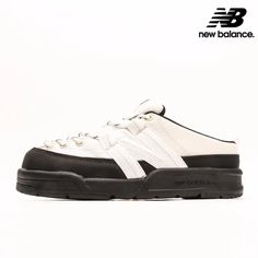 New Balance CRV Mule V2 Shoes 'Beige Black' SD3205IB2 New Balance Mule, Flat Heel Slip-on Sneakers With Rubber Sole For Streetwear, Cream Slip-on Sneakers For Streetwear, Slip-on Walking Shoes With Contrast Sole For Streetwear, Sporty Beige Closed Toe Sneakers, White Flat Heel Slip-on Sneakers For Streetwear, Sporty Closed Toe Sneakers For Streetwear, Sporty Streetwear Sneakers With Closed Toe, Closet Addition