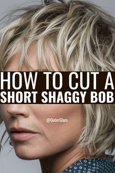 Whether you're looking to refresh your style or try a bold new look, a short shaggy bob might be the perfect choice. If you want to learn how to achieve this trendy cut at home or understand what to ask your stylist, this is the information you need. Discover step-by-step cutting techniques, styling tips, and maintenance advice to rock your new shaggy bob with confidence. Short Shaggy Bob, Choppy Bob Hairstyles For Fine Hair, Shaggy Bob Hairstyles, Shaggy Bob Haircut, Short Shaggy Haircuts, Choppy Haircuts, Messy Bob Hairstyles, Shaggy Bob