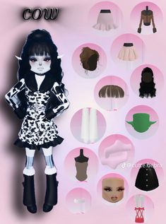 the doll has many different hair types