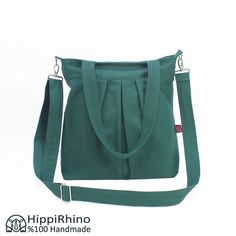 Green Bag Double Straps Washable Canvas Bag Diaper Hobo Handbags Tote Purse Everyday bag Gift For Her Evening Travel Bag Choose Your Color Vegan Purse, Multi Pocket Bag, Slouchy Hobo Bag, Hobo Tote Bag, Vegan Purses, Canvas Purse, Vegan Handbags, Handbags Tote, Crossbody Tote Bag