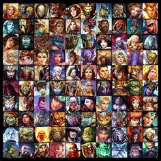 an image of many different characters from the video game, street fighter iv and overwatch