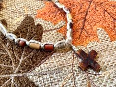 Primitive Cross Thick Hemp Necklace Hemp Necklace Diy Tutorials, Hemp Necklace Diy Pattern, Hemp Necklace Pattern, Hemp Cord Necklace, 90s Hemp Necklace, Angel Handmade, African Trade Bead Jewelry, Christian Cross Necklace, Pride Necklace