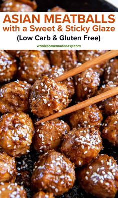 Asian Style Meatballs, Low Carb Asian, Gluten Free Meatballs Recipe, Meatballs Sauce Recipe, Sweet Meatballs, Healthy Meatballs, Meatball Recipes Crockpot, Gluten Free Turkey, Asian Meatballs