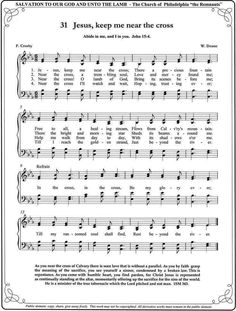 an old sheet music page with the words,'salvation and god and he is able to