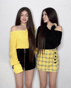 Bff Matching Outfits, Bestie Outfits, Bff Matching, Matching Outfits Best Friend, Best Friend Outfits, Twin Outfits, Sister Outfits