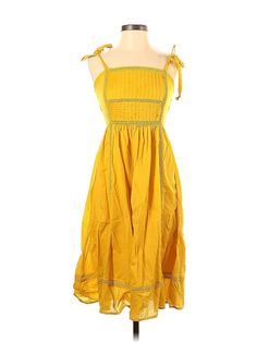 Point Sur Casual Dress Size: 0 Yellow Dresses - used. 100% COTTON, Square, High Low, Sleeveless | Point Sur Casual Dress: Yellow Dresses - Used - Size 0 Yellow Casual Dress, Yellow Dresses, Dress Yellow, Yellow Dress, Casual Dresses For Women, Favorite Color, High & Low, High Low, Casual Dress